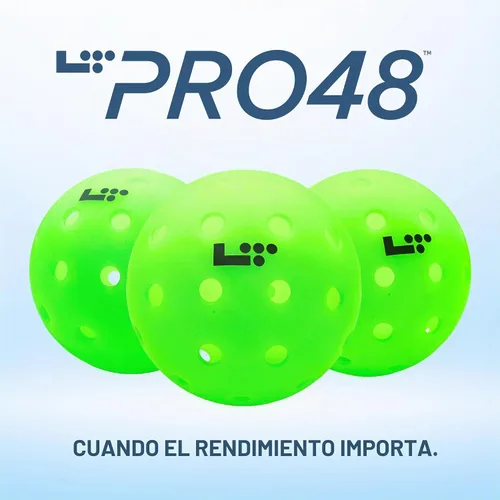 Vista 9 de LT Pro 48 Pickleball - Pelota oficial de PPA Tour con 48 agujeros y construcción duradera de 2 piezas