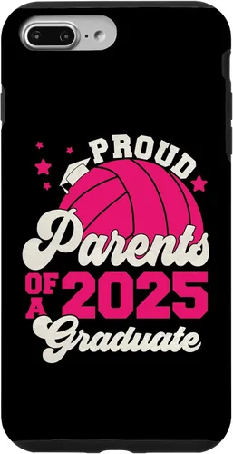 Vista 11 de iPhone 16 Parents of a 2025 Graduate Senior Graduation Volleyball Case