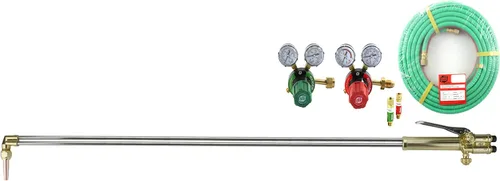 Vista 12 de SÜA - Antorcha de corte recto resistente de 21 pulgadas con cabezal de 90° - Compatible con ST900FC + punta de corte (propano)