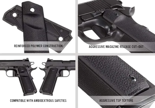Vista 4 de Magpul Paneles de agarre MOE 1911 TSP Negro
