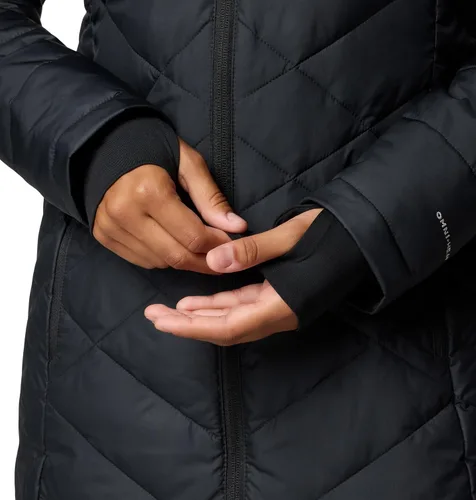 Vista 6 de Columbia Chaqueta larga con capucha Heavenly para mujer Negro