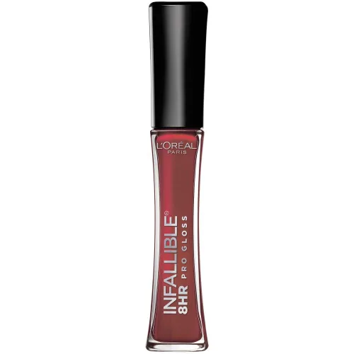 Vista 15 de L'Oreal Paris Makeup Infallible - Brillo labial hidratante de 8 horas, pétalo nude, 0.21 onzas líquidas Pétalo Desnudo