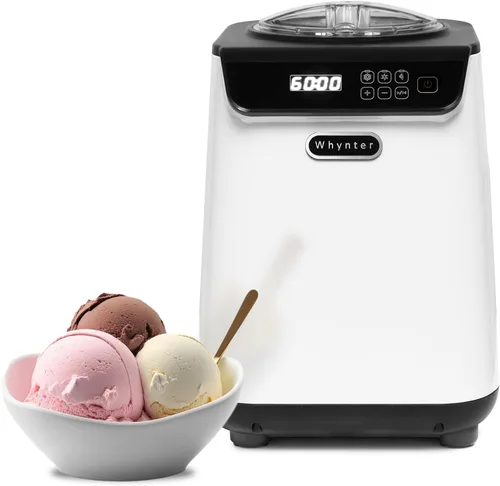 Vista 9 de Whynter máquina para hacer crema helada vertical 2.1 cuarto de galón con tazón de acero inoxidable