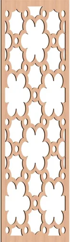 Vista 79 de 9 3/8"W x 24 3/8"H x 1/4"T Southgate Decorativos Paneles De Pared De Madera Calado, Abedul