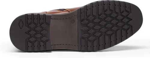 Vista 4 de Bruno Marc Botas de motocicleta para hombre, botas de vestir Oxford