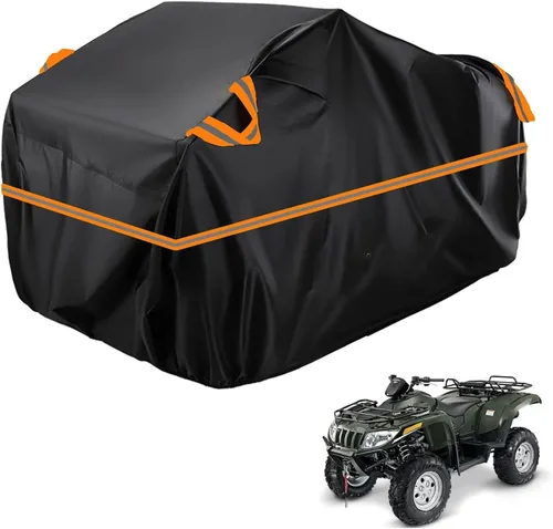 Vista 407 de Cubierta para ATV impermeable compatible con Arctic Cat H1 EFI TRV Cruiser 4x4 2011, cubierta de 210D para vehículos de 4 ruedas, cubierta para quad
