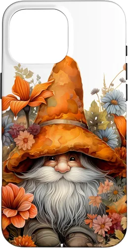 Vista 19 de Happy Fall Gnome Autumn Leaves Case for iPhone 17