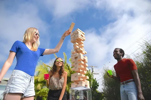 Vista 2 de Juego de madera Jenga, Gigante