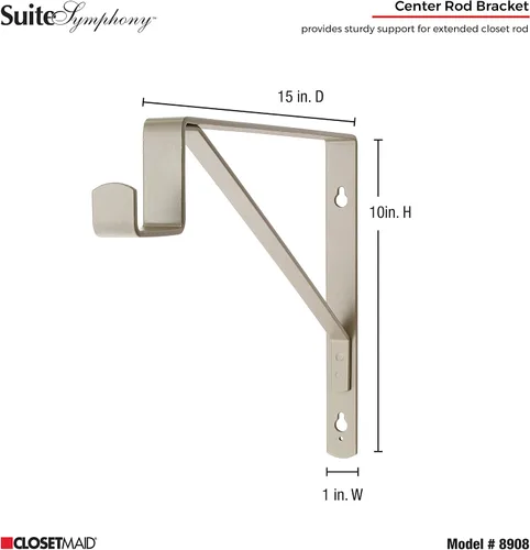 Vista 3 de Cubículo ClosetMaid SuiteSymphony de 25 x 6 pulgadas
