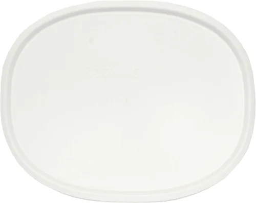 Vista 2 de Corningware F-12-PC 1.5qt Tapa blanca francesa ovalada (paquete de 2)
