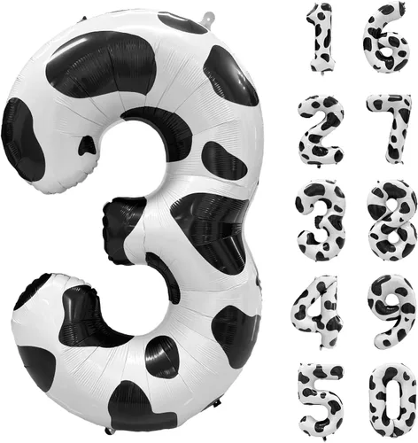 Vista 113 de Globos gigantes de helio de aluminio de 40 pulgadas, color negro, globos digitales grandes del número 0 para decoración de fiesta de cumpleaños