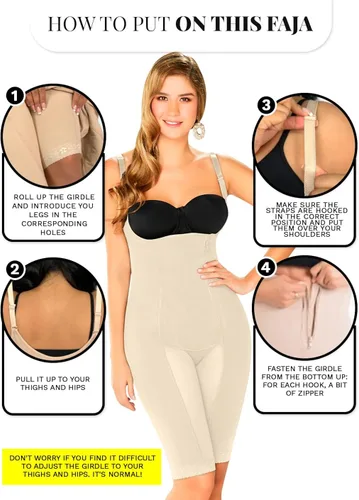 Vista 4 de DIANE & GEORDI 2393 Post Surgery Compression Garment Fajas Colombianas Reductora