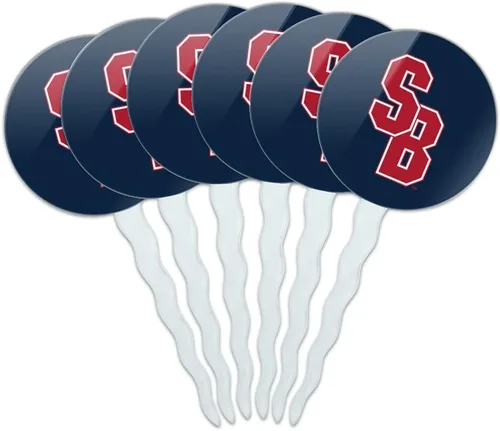 Vista 29 de Abilene Christian - Juego de 6 palillos para cupcakes con logotipo secundario