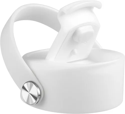 Vista 13 de FLORAPELL Tapa compatible con Hydro Flask de boca ancha de 12, 16, 18, 20, 32, 40 onzas, tapa abatible de repuesto con mango de correa flexible