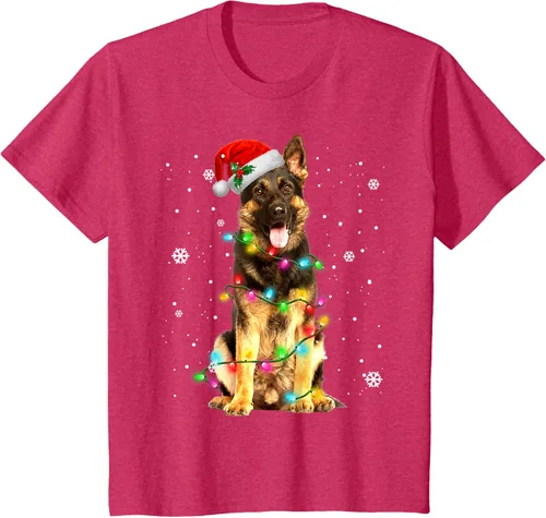 Vista 65 de Suéter de Navidad para perros de pastor alemán, suéter de Navidad para regalos de perros, Negro, S