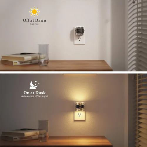 Vista 3 de JandCase Motion Sensor Night Light, Bubble Night Lights Plug into Wall