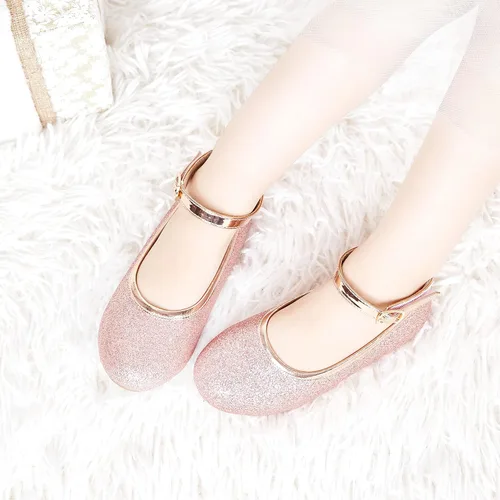 Vista 2 de Otter MOMO ToddlerLittle Girls Mary Jane Ballerina Flats Shoes Slip-on School Party Dress Shoes