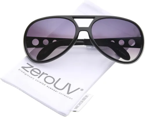 Vista 25 de zeroUV Gafas de sol grandes Elvis King Of Rock & Roll Aviator 2.480 in