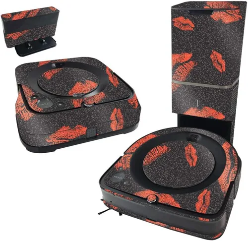 Vista 9 de MightySkins - Piel brillante con purpurina compatible con iRobot Roomba s9+ Vacuum y Braava Jet m6 Bundle – Mariposas Acabado protector