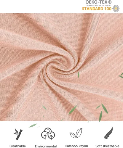 Vista 17 de Jimonda Pijama de bambú para bebé, unisex, para niños y niñas, de una pieza, manga larga, cierre de cremallera de 2 vías, mameluco