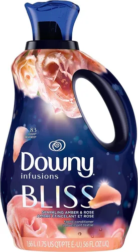 Vista 12 de Downy Líquido suavizante de telas ultrasuave, calma, lavanda y vainilla, 26 onzas líquidas, 39 cargas