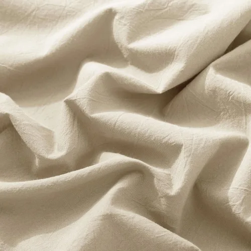 Vista 9 de MooMee Sábana bajera ajustable de solo 100% algodón lavado con textura parecida al lino, transpirable, duradera, suave, cómoda, bolsillo profundo