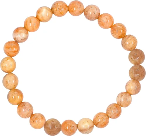 Vista 706 de Amazing Gemstone Crystal Bracelet for Women Men's Gifts - Protection Healing Crystal Bracelet - 8mm Gemstone Beaded Stretchable Bracelet Pulseras