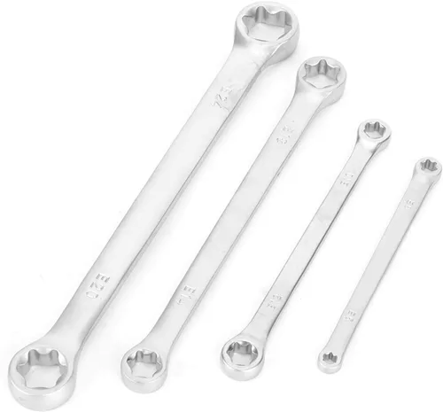 Vista 5 de Acouto e juego de llaves e18 e8 herramientas de extensión offset e12 para caja doble trinquete e-llave hexagonal hembra e herramienta de reparación