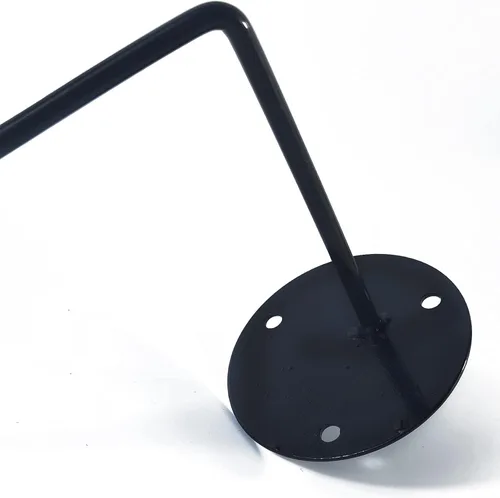 Vista 3 de TIHOOD 6 piezas Soporte para casco de motocicleta, colgador de casco de metal, soporte para casco montado en la pared, soporte para pelotas