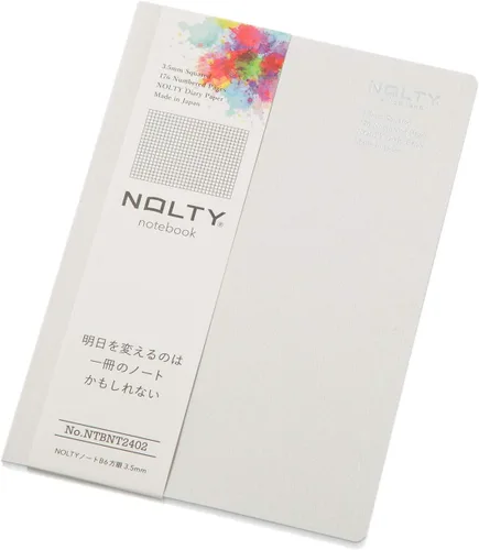 Vista 22 de NOLTY NTBNT1104 - Cuaderno A5, asimétrico, rayado de 0.24 pulgadas (0.236 in), cuadrado con puntos, naranja