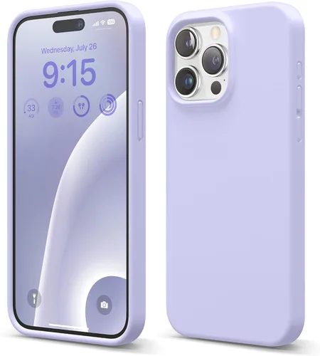 Vista 33 de elago Funda compatible con iPhone 15 Pro Max, de silicona líquida, funda protectora de cuerpo completo, a prueba de golpes, funda delgada