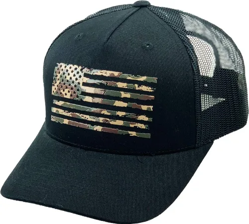 Vista 77 de KBETHOS Tactical Operator Collection USA Fishing Mesh Ballcap Flag Patch America Outdoors Trucker Baseball Cap