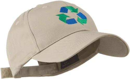 Vista 4 de e4Hats.com Environment Friendly Recycle Logo Embroidered Cap