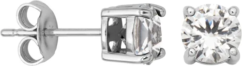 Vista 30 de Amazon Essentials Aretes redondos de plata de ley con piedra natal (anteriormente colección Amazon)