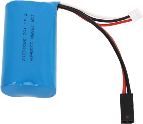 Vista 6 de Oumefar Batería de litio de 7.4V 1500mAh y batería de repuesto de batería de litio para coche RC