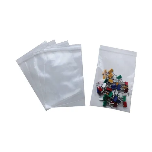 Vista 12 de Aviditi Poly Bolsa con cierre hermético blanco, 10" x 12", Azul, 1000
