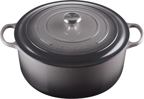 Vista 26 de Le Creuset Horno holandés redondo Signature de hierro fundido esmaltado, 4.5 cuartos de galón., Artichaut