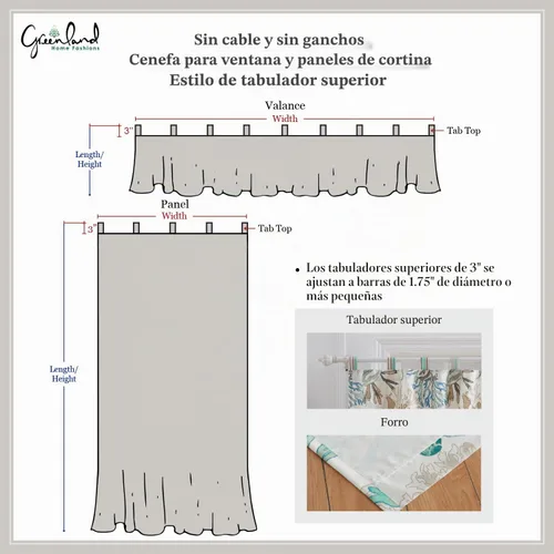 Vista 6 de Greenland Home Par de paneles de patchwork Blooming Prairie 42 x 84