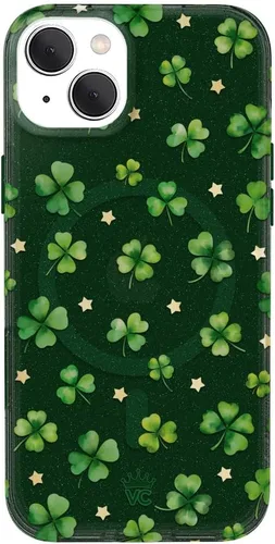 Vista 76 de VELVET CAVIAR Funda compatible con MagSafe para iPhone 15, probada en caídas de 10 pies, estampado de leopardo y amatista morada