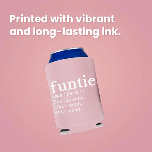 Vista 4 de Funtie Funcle - Enfriadores de latas, enfriadores de tía lata, enfriador de tío lata, aislantes divertidos para tía y tío, regalos para tía, regalos