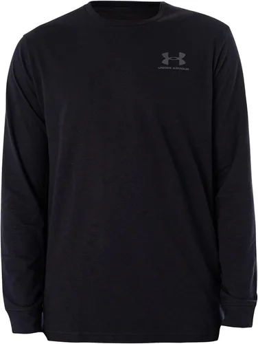 Vista 5 de Under Armour Sportstyle - Camiseta de manga larga para hombre, estilo deportivo, con estampado en el lado izquierdo del pecho