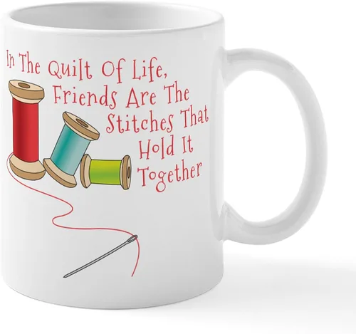 Vista 157 de CafePress Ascii - Taza de café de cerámica, taza de té, 11 onzas