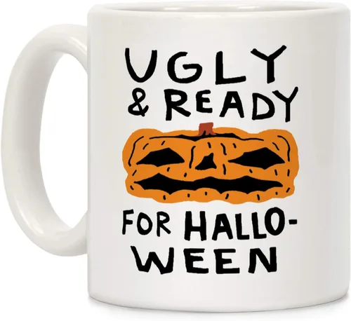 Vista 158 de LookHUMAN Tazas de Halloween Taza de café de Halloween - Tazas de café para decoración ideales para amantes y entusiastas de la decoración - Taza