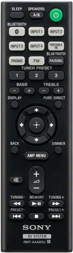 Vista 9 de Sony STR-DH190 Receptor estéreo para el hogar de 2 canales con entrada de fono y Bluetooth con control remoto + 2 cables RCA + 100 pies de cable