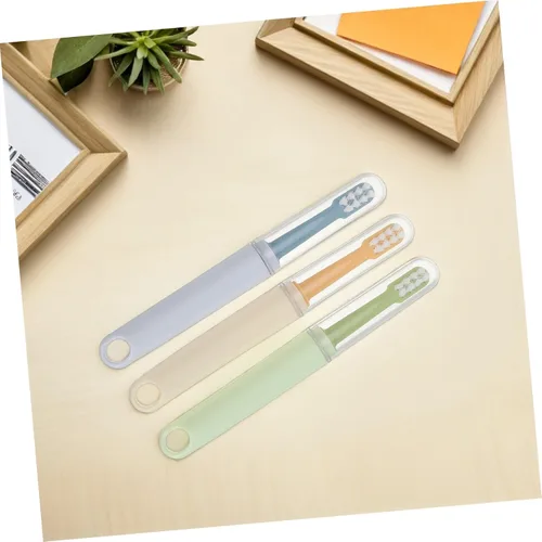 Vista 7 de SHINEOFI 3pcs Double Headed PET Toothbrush Set for Cats and Dogs