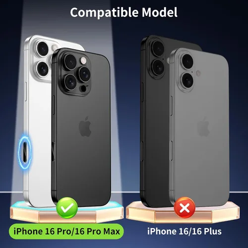 Vista 3 de Lkurui Paquete de 4 protectores de botón de control de cámara para iPhone 16 Pro/16 Pro Max/17 [estándar], cubierta de protección delgada