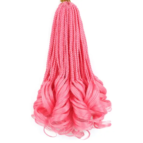 Vista 54 de Cabello para Trenzas Rizo Francés Color 1 Trenzas de Ganchillo Rizo Francés 10 Pulgadas Trenzas de Caja Cabello de Ganchillo para Mujeres y Niños