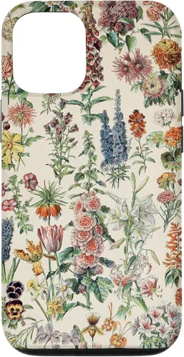 Vista 28 de Cute Flowers Vintage Botanical Flower Illustration Case for iPhone 17