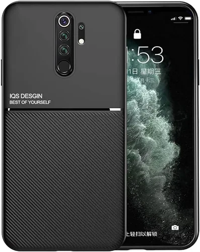 Vista 6 de Kepuch Mowen Cubierta De La Cubierta Del Caso Parachoques Placa De Metal Incorporada Para Poco M2 Pro, Xiaomi Redmi Note 9S/Note 9 Pro/Note 9 Pro