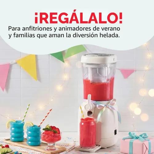 Vista 8 de Dash Slushy & Frozen Drink Maker, 32 oz Slush Machine, Crema
